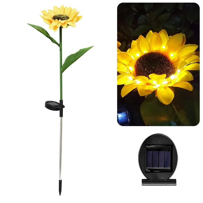 Sunflower Solar LED Outdoor Lights