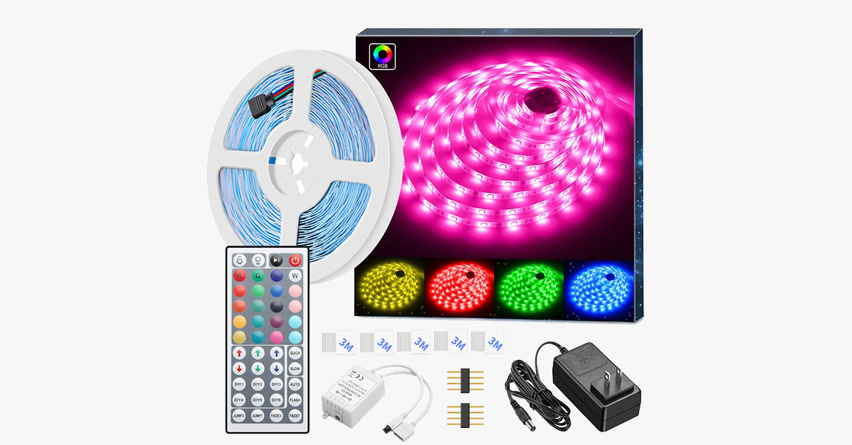 Color Blast LED Strip Lights - Remote Controlled