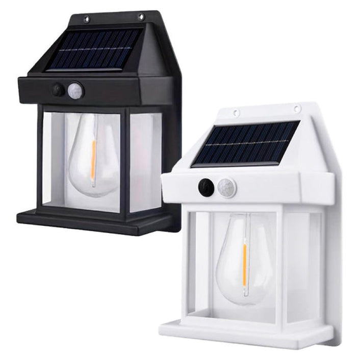 Solar Powered LED Wall Lantern