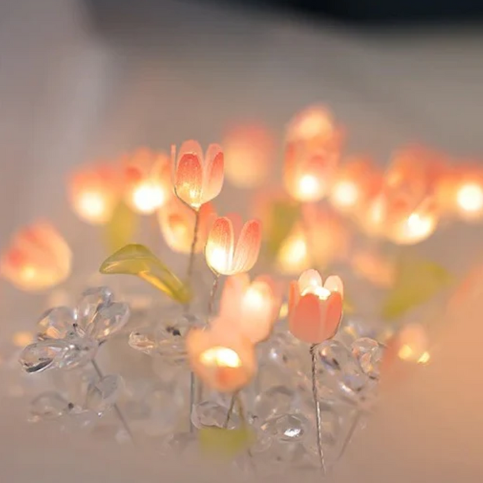 Luminous Tulip Reflection Night Lamp