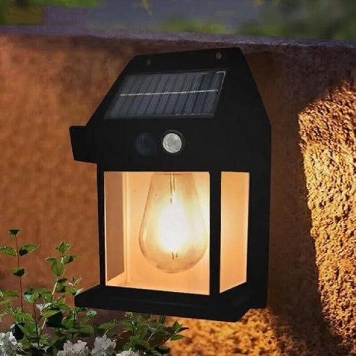 Solar Powered LED Wall Lantern