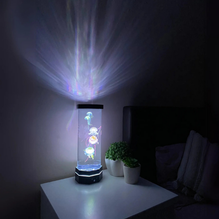 LED Jellyfish Lamp With Remote Control And Ocean Projection