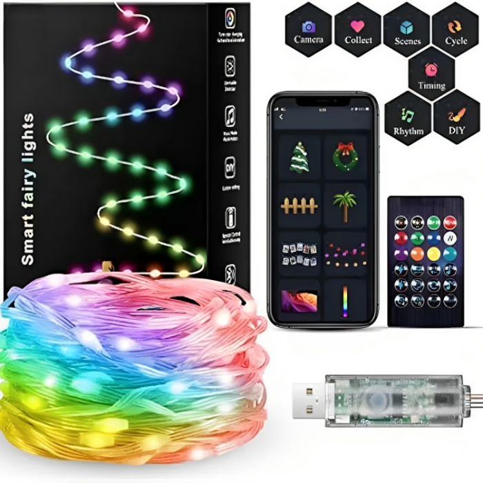 Smart Ambient Decorative Controllable Holiday Light