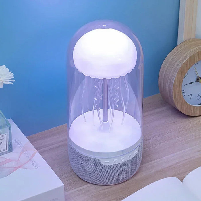 Colorful Jellyfish Lamp With Bluetooth Speaker