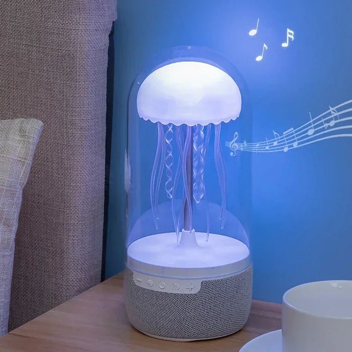 Colorful Jellyfish Lamp With Bluetooth Speaker