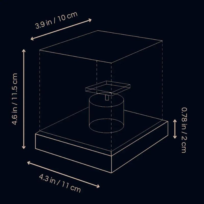 Luminous Cube Lamp with Dynamic LED Light Display