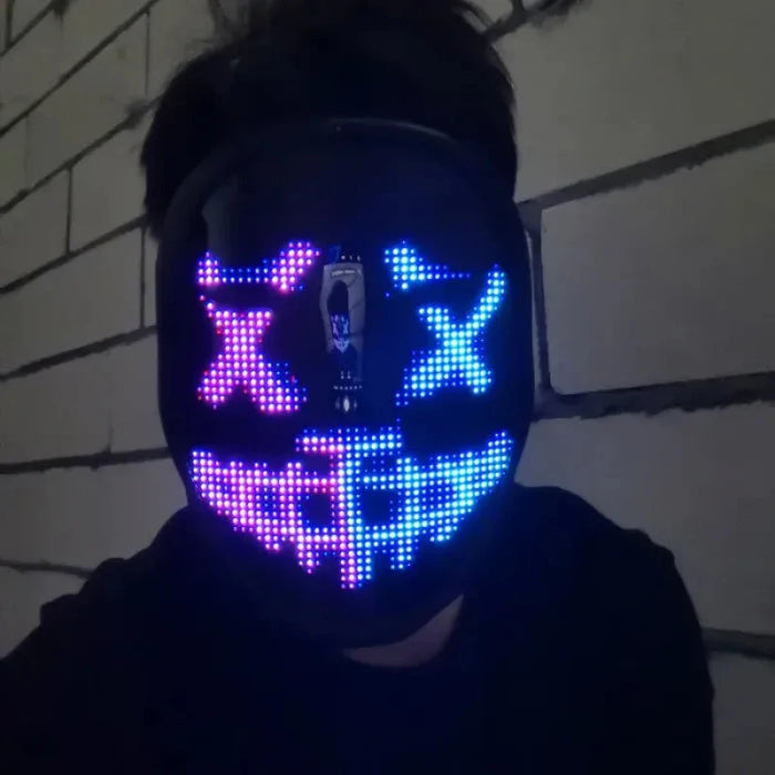 LED Smart Mask With Bluetooth Connectivity