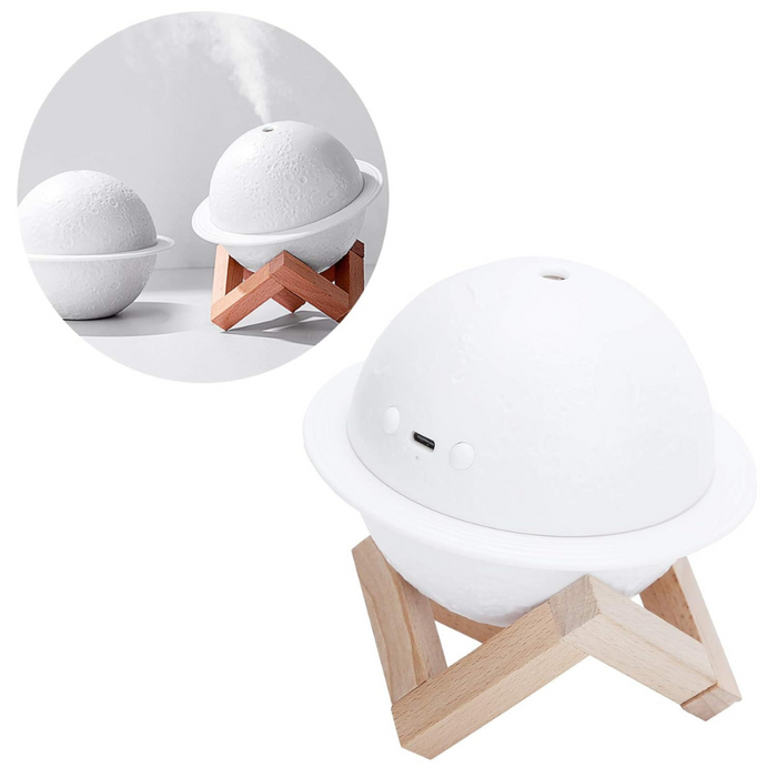 Planet Design Humidifier With Wooden Base