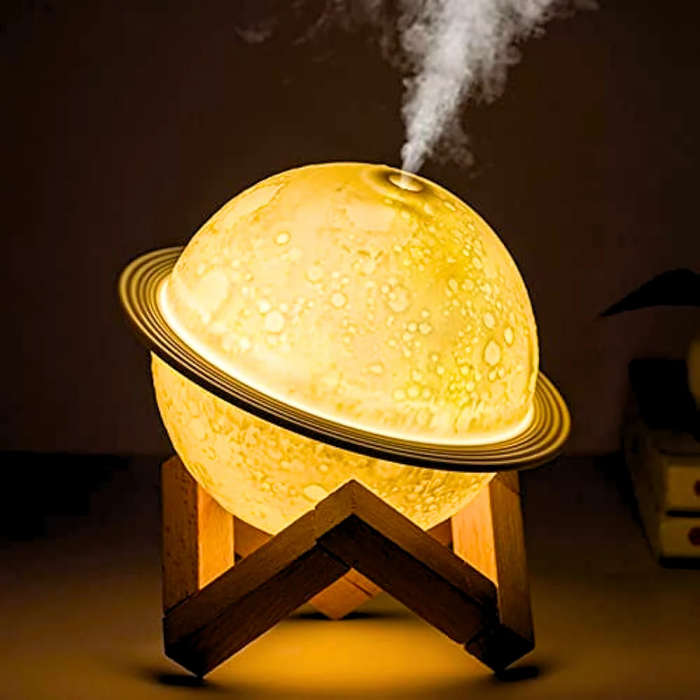 Planet Design Humidifier With Wooden Base