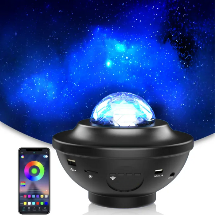 Smart Galaxy Star Projector with App Control and Customizable Lighting