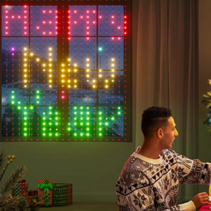 Festive Glow LED Curtain Lights