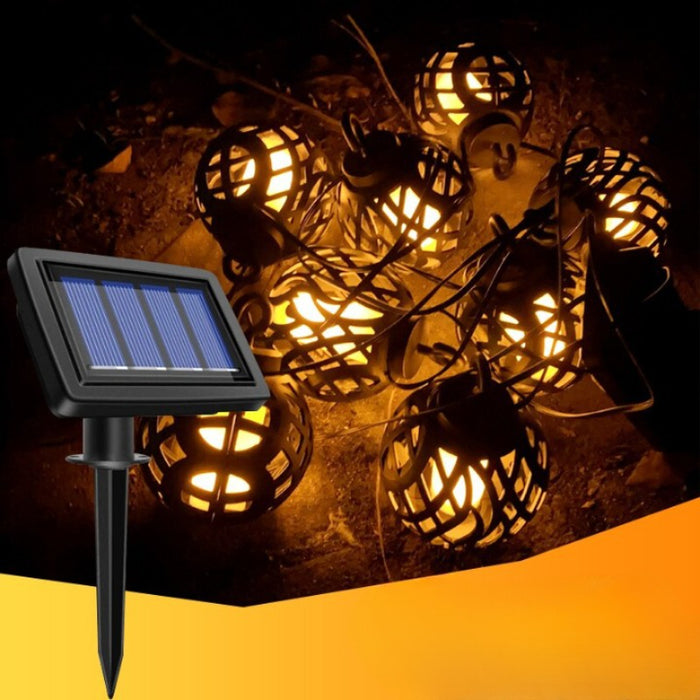 Solar Flame Ball Lamp LED