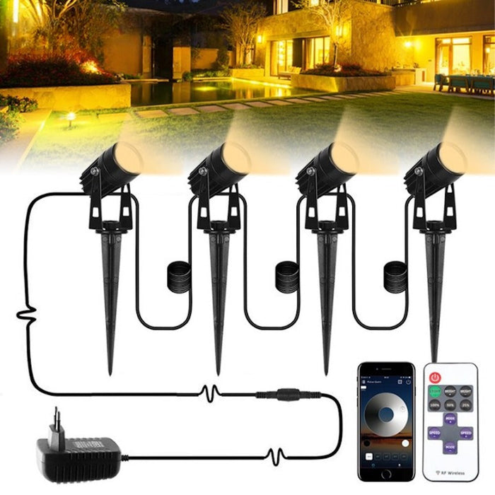 Outdoor 12V Lawn Lamp With Wireless Control