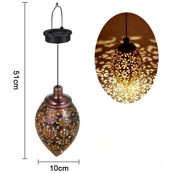 Solar LED Decorative Hanging Projector Lamp