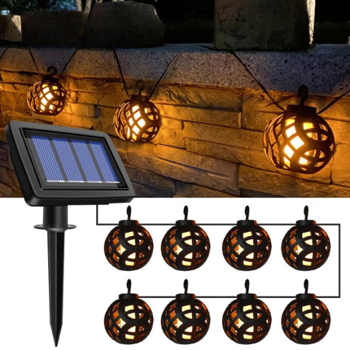 Solar Flame Ball Lamp LED
