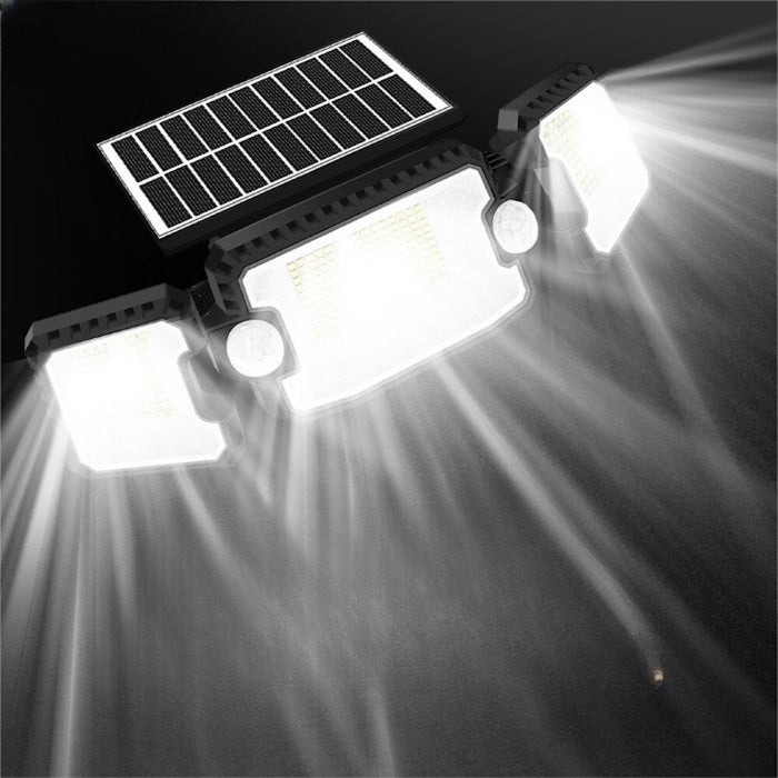 Dual Induction PIR Motion Sensor Solar Wall Lamp