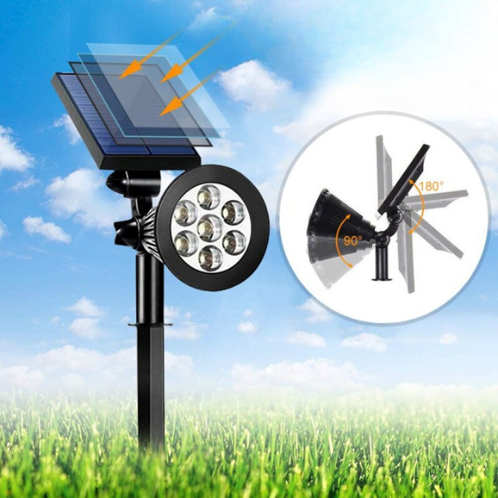 Solar Color Changing Lawn Ground Lamp