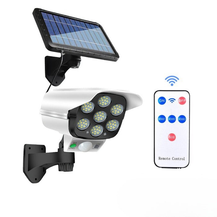 LED Outdoor Solar Remote Control Light Lamps