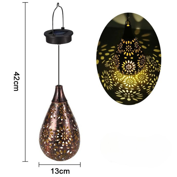 Solar LED Decorative Hanging Projector Lamp