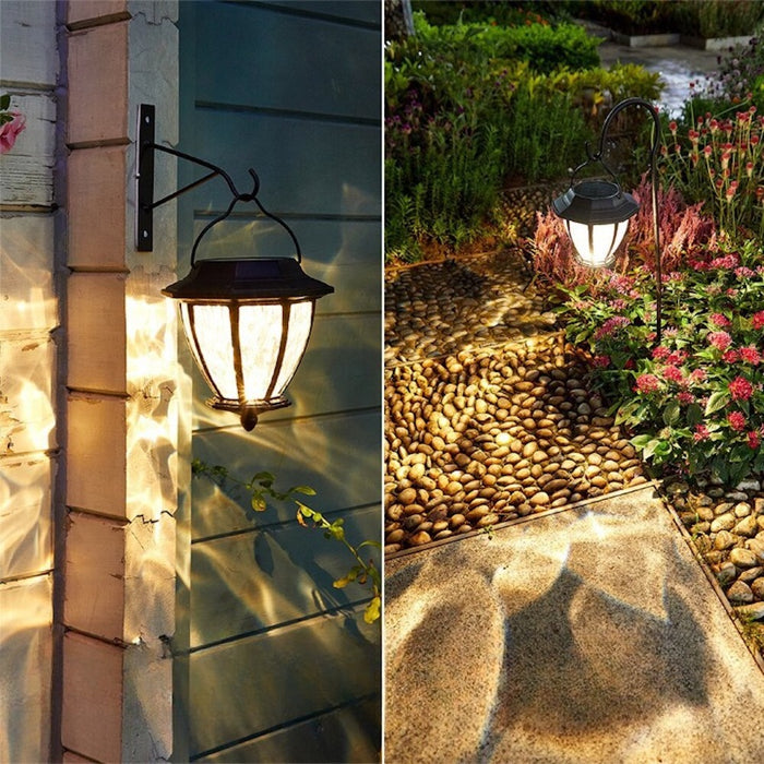 Water Wave Solar LED Wall Lamps