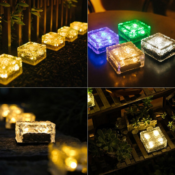 LED Ice Cube Brick Lights For Garden