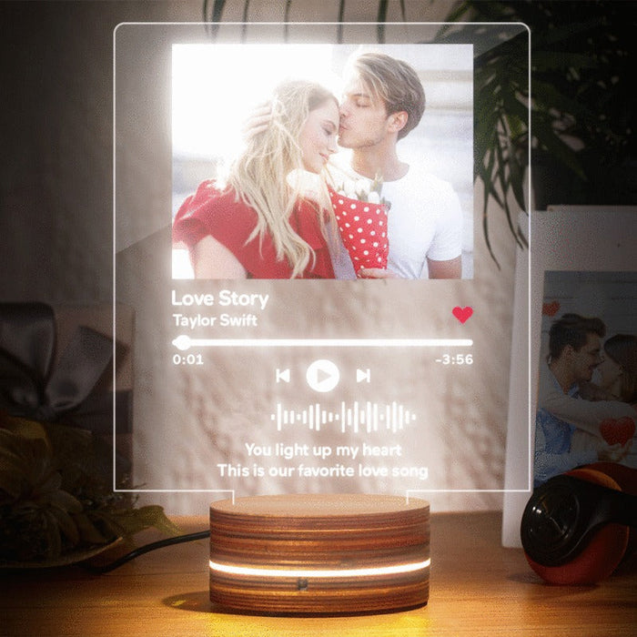 Personalized Music Acrylic Elegant Glass Decor
