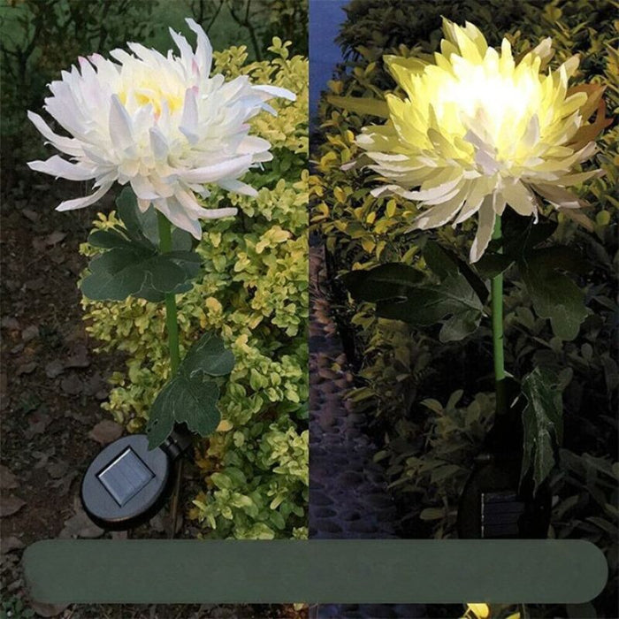 Solar Chrysanthemum Outdoor Decorative Lamp