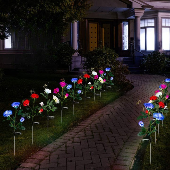Led Flower Light For Garden