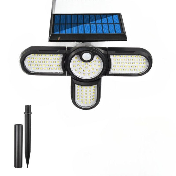 Four Heads LED Outdoor Solar Lamp