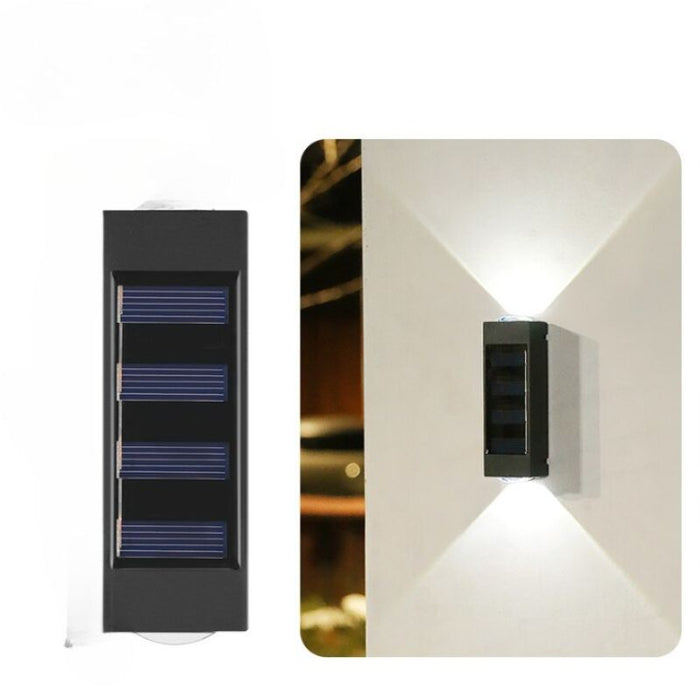 2 LED Solar Wall Lamp