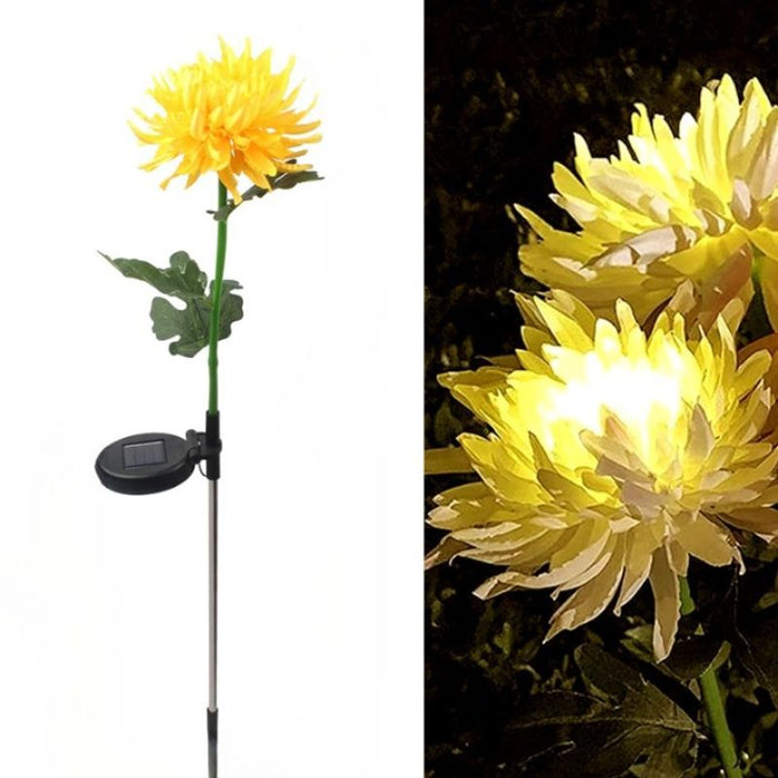 Solar Chrysanthemum Outdoor Lights