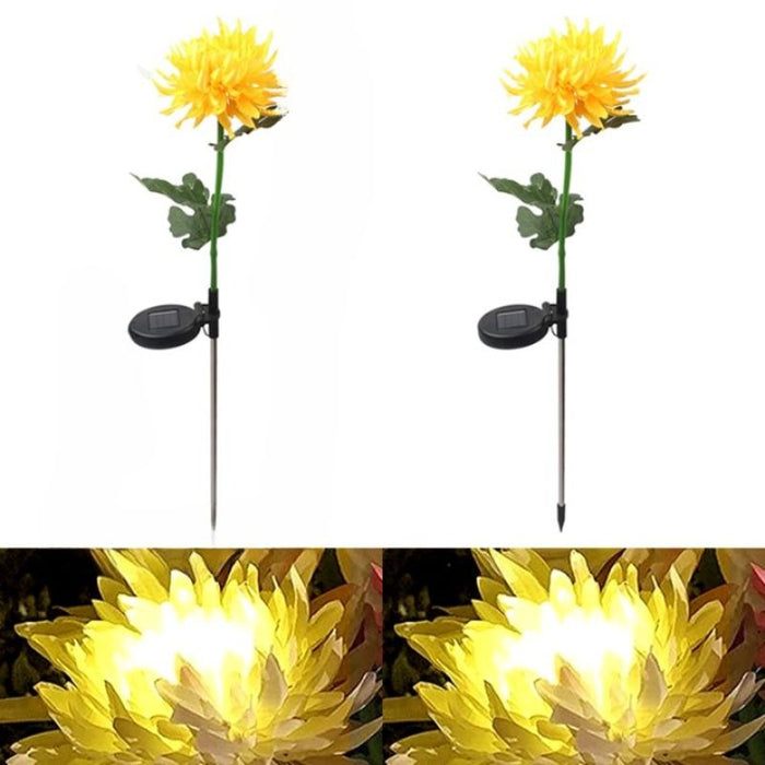 Solar Chrysanthemum Outdoor Street Lights